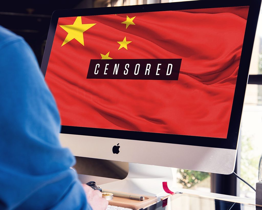 China Censura. Wikimedia commons CC