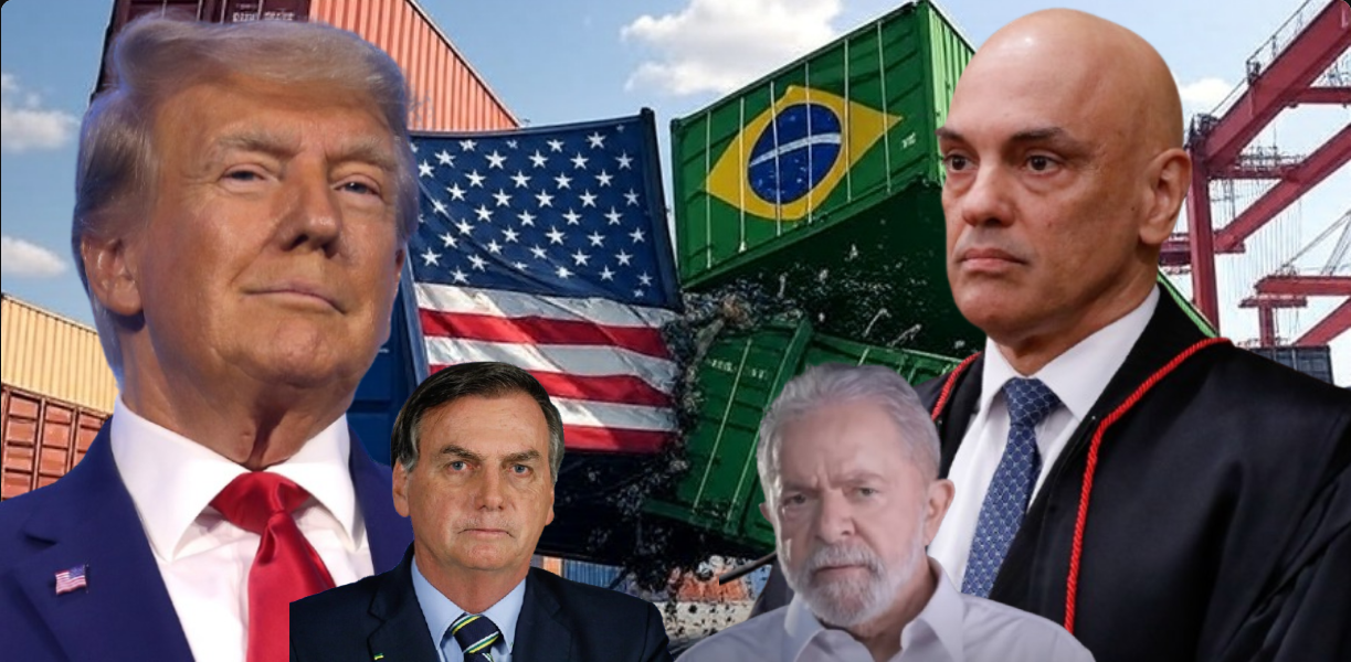 Cronologia da Crise Moraes coloca tornozeleira em Bolsonaro e desafia Trump. Edição com imagens CC