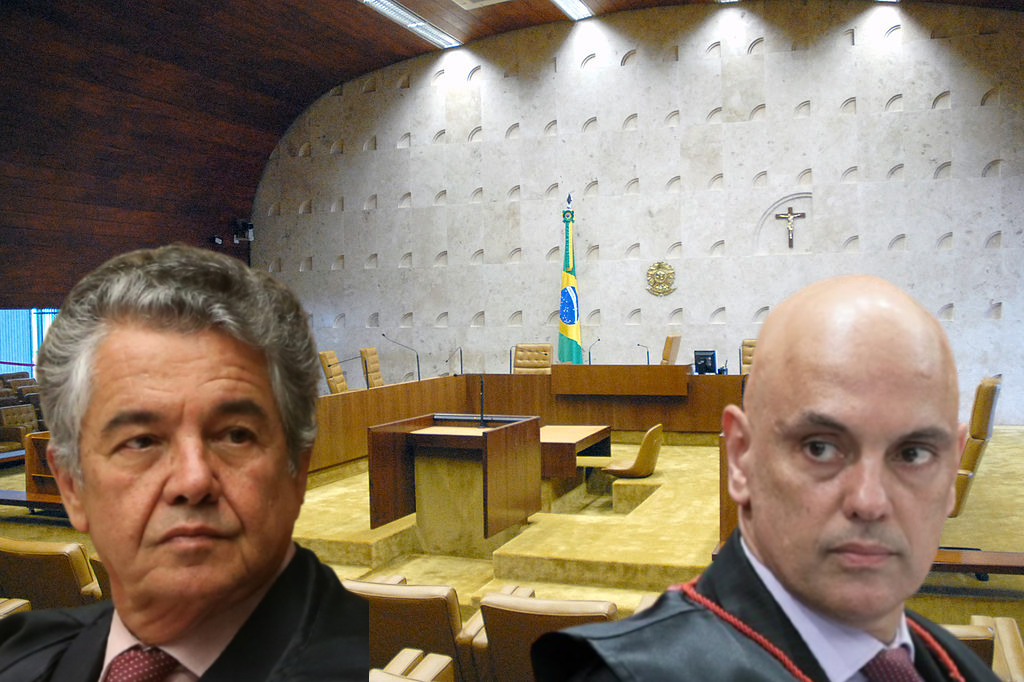 Ex-ministro do STF critica Moraes por uso de artigo do Código Penal contra Bolsonaro. Edição com imagens CC