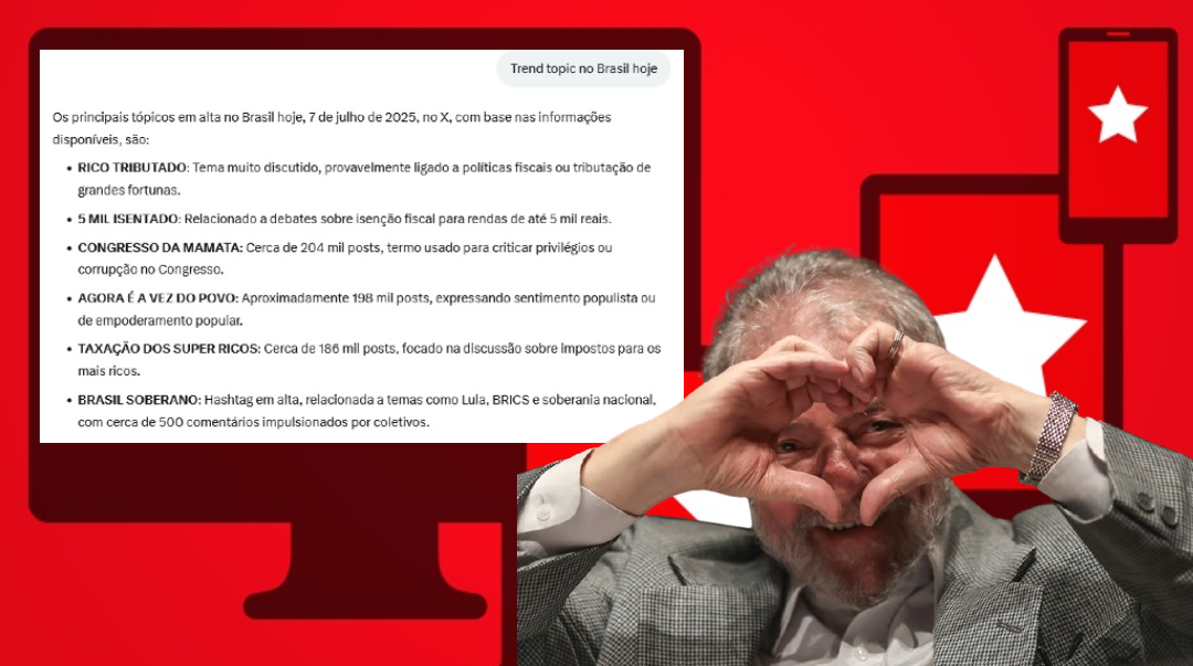 Gabinete do Amor emplaca pautas no trend topics do X no Brasil