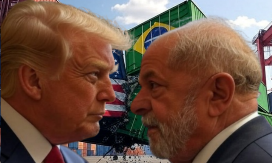Lula assina decreto de Lei da Reciprocidade e se prepara para retaliar Tarifaço de Trump. Edição com IA