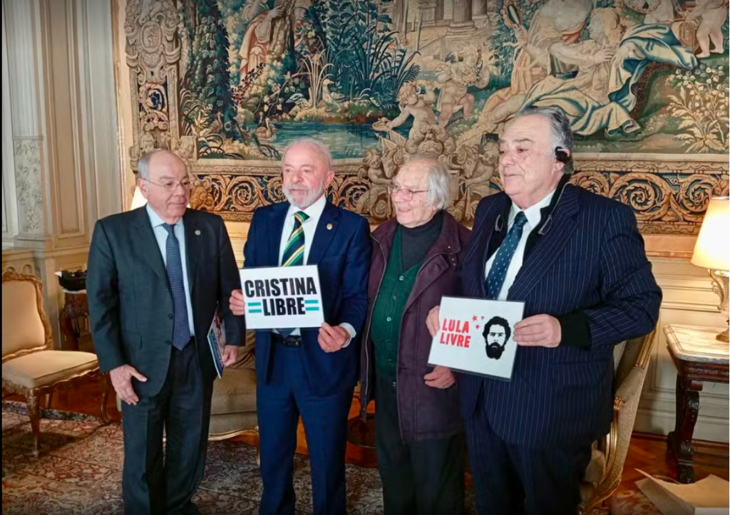 Lula manifesta Cristina Libre. Reprodução X