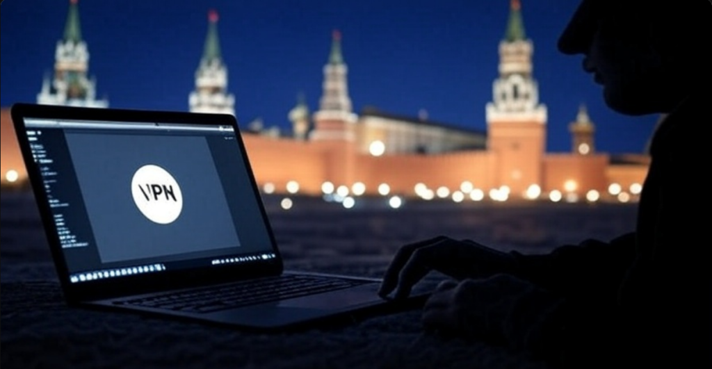 Censura digital russa. Imagem gerada por IA