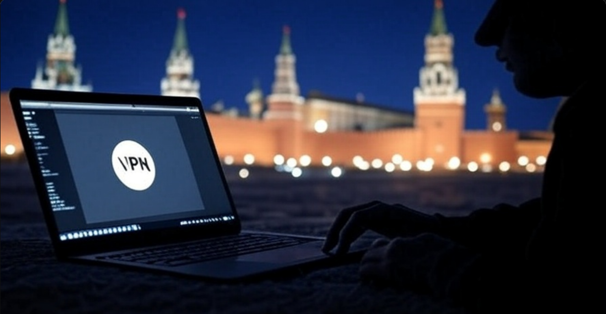 Censura digital russa. Imagem gerada por IA