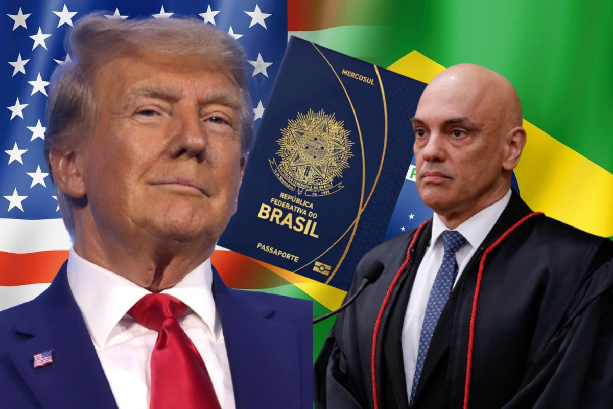STF na Mira EUA anunciam cancelamento de visto de Alexandre de Moraes, Ministros do STF, dentre outras autoridades brasileiras e seus familiares. Edição com imagens CC
