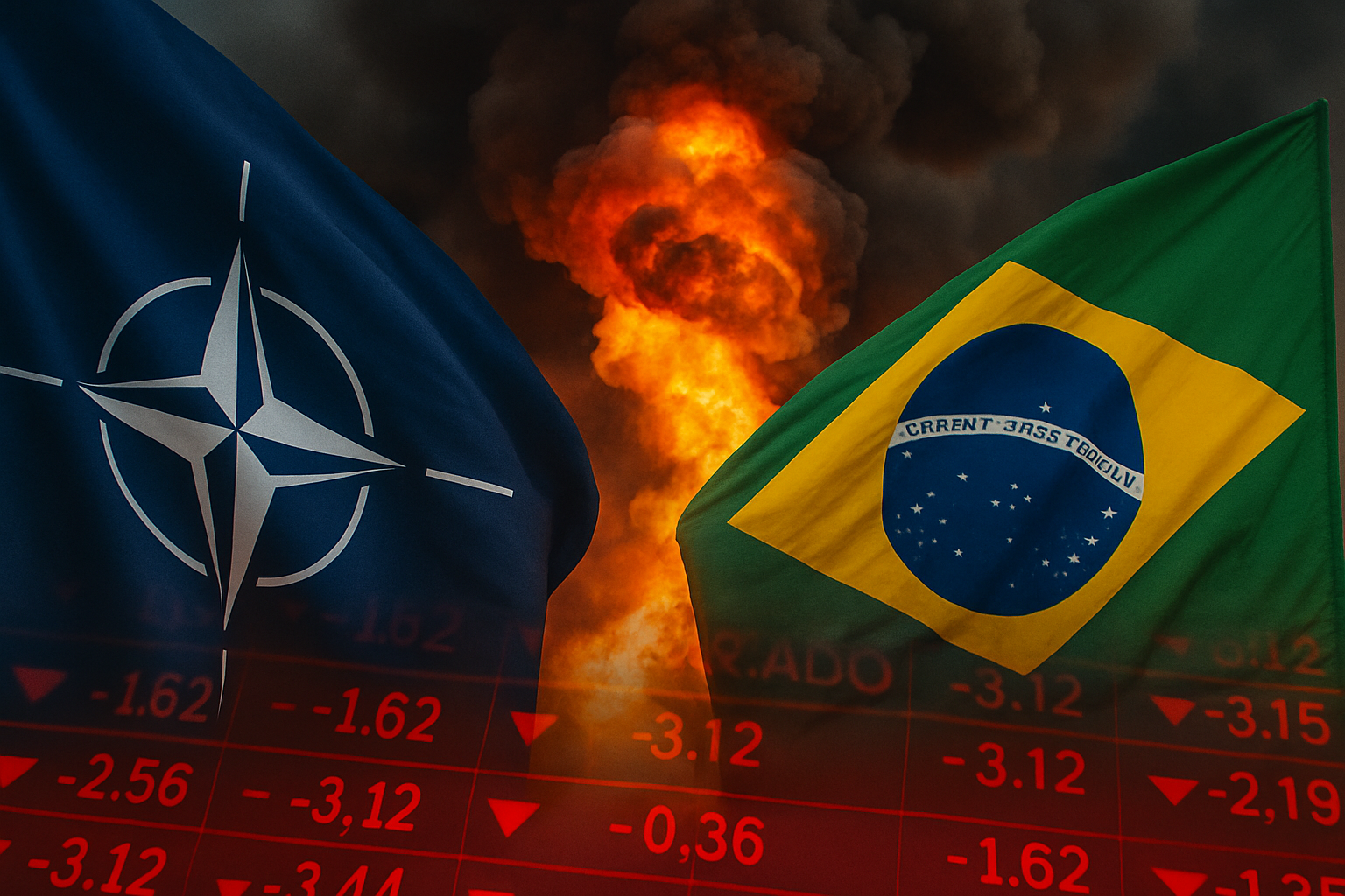 Pressione Putin ou pague o preço: OTAN ameaça o Brasil com sanções se não exigir fim da guerra